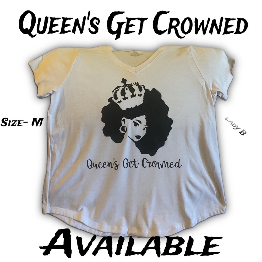 Women’s Queen’s Get Crowned V-Neck T-Shirt